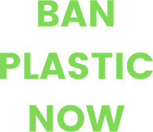 Ban plastic now! Eco friendly, environment, green new deal, plastic ban, straw ban, democrat, liberal Magnet