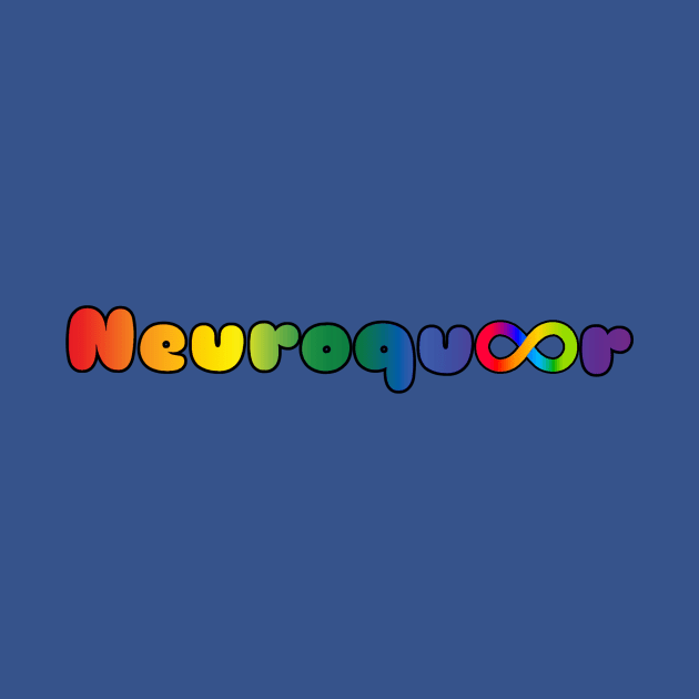 Neuroqueer lgbt gay rainbow flag infinity neurodivergent autistic pride by Sunniest-Dae