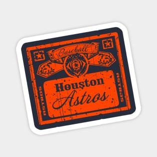 Vintage Astros Beer Magnet