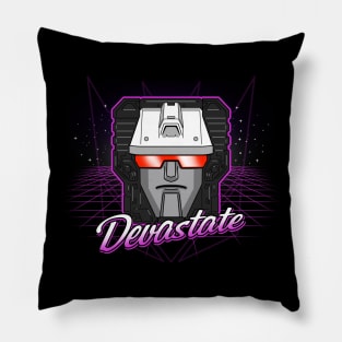 Devastate 80's Villain Robot G1 Cartoon Meme Pillow