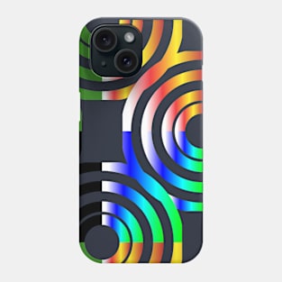 Hipster Circle Seamless Neon Pattern Phone Case