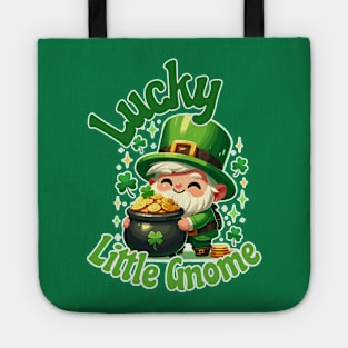 Lucky Little Gnome with Pot of Gold - St. Patrick's Day Tote