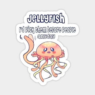 Jellyfish Friend Magnet