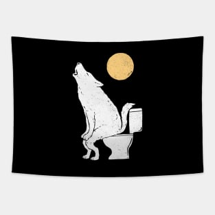 Howling At Night Tapestry