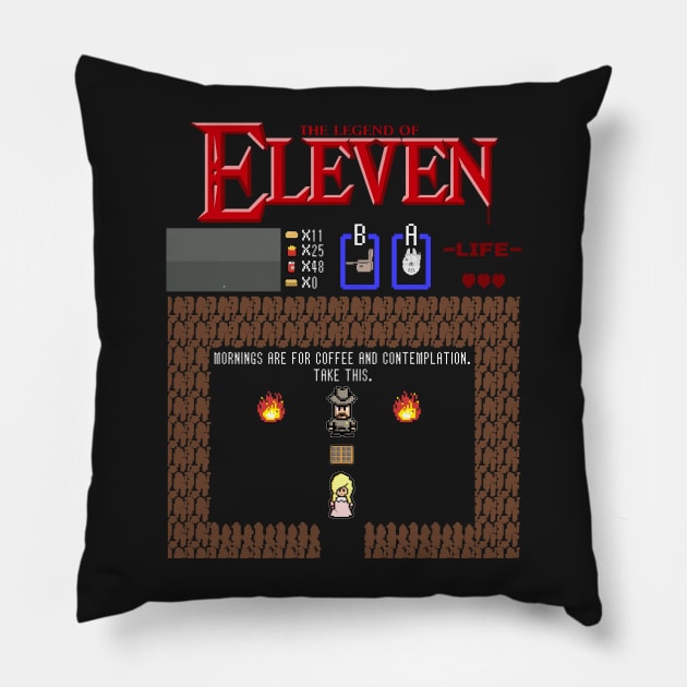 The Legend Of Eleven Pillow by Lmann17