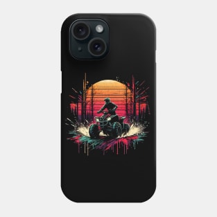 Quadbike Coniferous Forest Design Phone Case