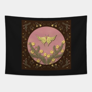 Butterflies & Blooms - Chocolate & Pink Tapestry