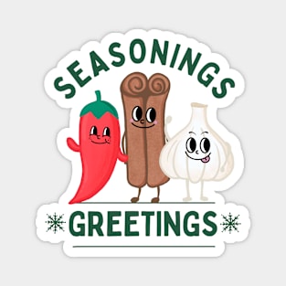 Seasonings Greetings Cartoon Magnet