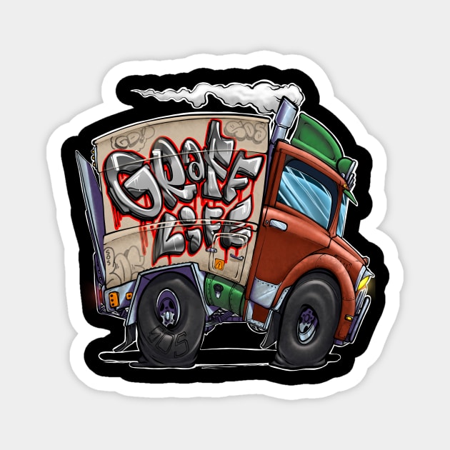 Graff Life Magnet by Graffitidesigner