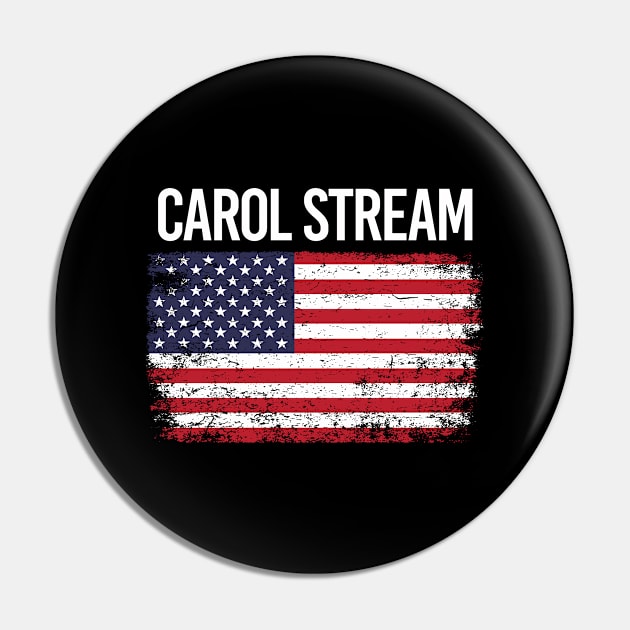 The American Flag Carol Stream Pin by flaskoverhand