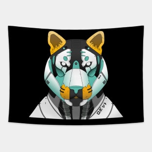 Tiger Japanese Robot Tapestry