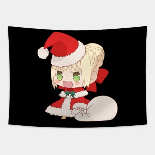 CUTE CHIBI SANTA SABER NERO from FATE GRAND ORDER Tapestry