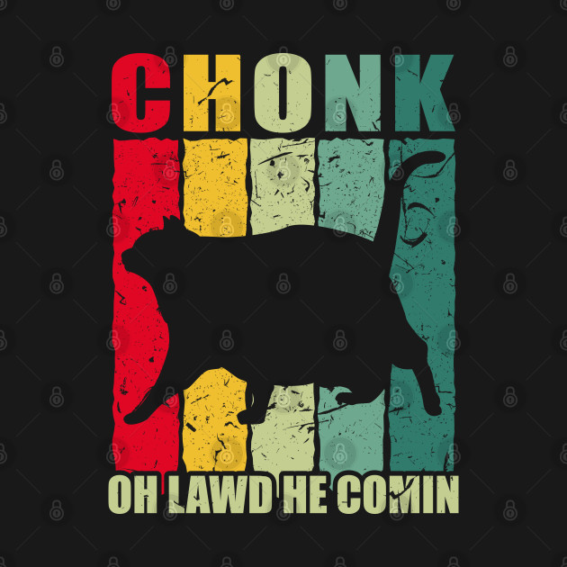 Discover Chonk Scale Cat Meme Memes Retro - Chonk Cat - T-Shirt