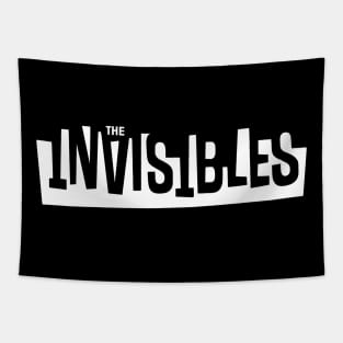The Invisibles Logo (white) Tapestry