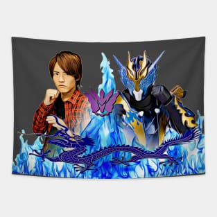 Kamen Rider Cross-Z Side-by-Side   (style #1) Tapestry