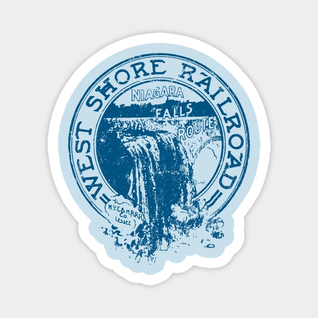 West Shore Railroad Magnet by MindsparkCreative