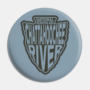 Chattahoochee River National Recreation Area name arrowhead Pin