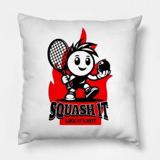 Squash player Pillow