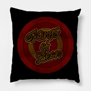 Circle Retro Kings of Leon Pillow