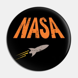 Nasa Old Rocket Pin