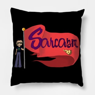 Sarcasm sign Pillow