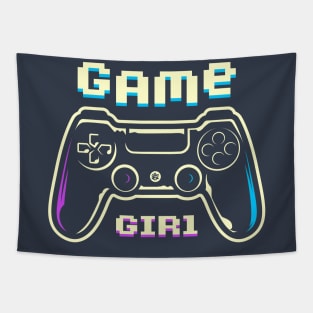 Game Girl Tapestry