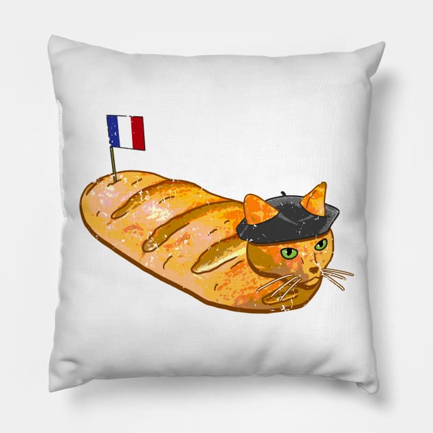 A Fresh-Baked French Bread Plush Pillow