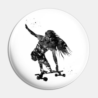 Skateboarder Pin