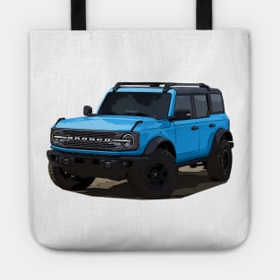 2021 Ford Bronco 4 Door Velocity Blue Tote