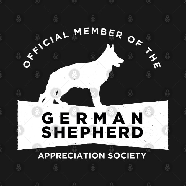 German Shepherd Appreciation Society by Rumble Dog Tees