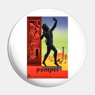 POMPEI NAPLES ITALY Roman Ruins Vintage Italian Travel Pin