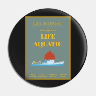 Life Aquatic minimal poster Pin