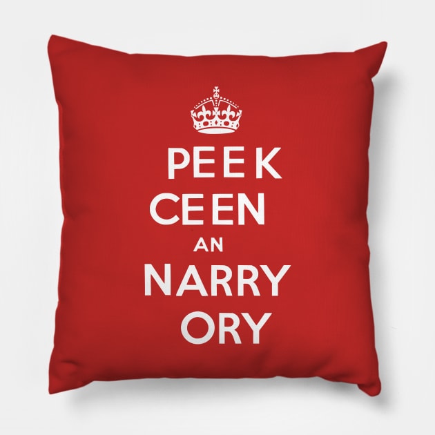 Peek Keen An Narry Ory Pillow by dikleyt