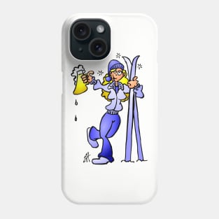 Après-ski girl Phone Case