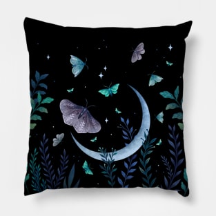 Moth Garden Pillow