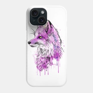 Fox Watercolor Phone Case