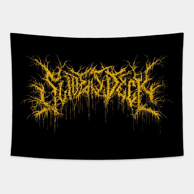 SLIDES DECK (GSlides Yellow Variant) Tapestry by Brootal Branding