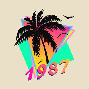 1987 Tropical Sunset T-Shirt