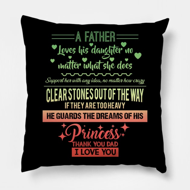 Christmas Gift For Man from Daughter Loving Pillow by shirtontour