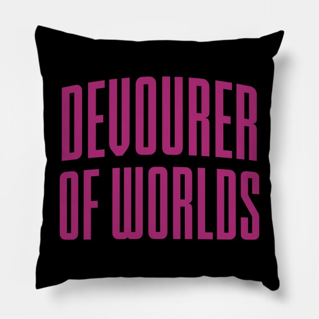 Devourer of Worlds Pillow by lorocoart