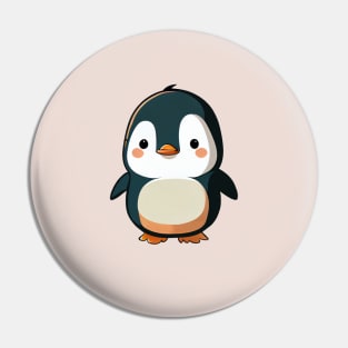 Cute Kawaii Penguin Cartoon Pin