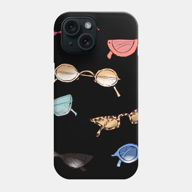 Sunglasses Phone Case by Tyne Bobier Illustrations