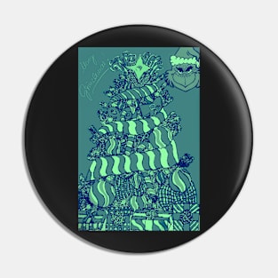 Vintage Christmas Tree No. 5 Pin