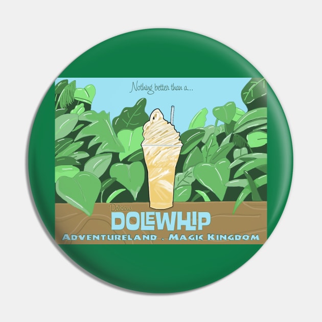 Dole Whip Float Pin by tesiamarieart