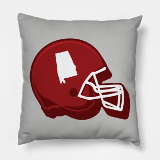 Alabama Outline Football Helmet Pillow