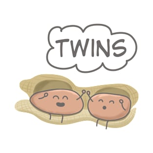 Twins, like a nuts seeds T-Shirt