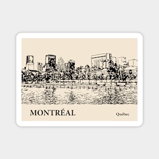 Montréal - Québec Magnet