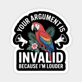 I'm Louder Macaw Parrot Owner Macaw Lover Magnet