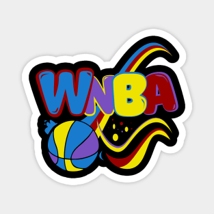 WNBA | Colorful | Kids Basketball | V5 Magnet