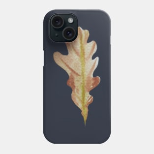 Autumn Leaf in Golden Splendor Phone Case